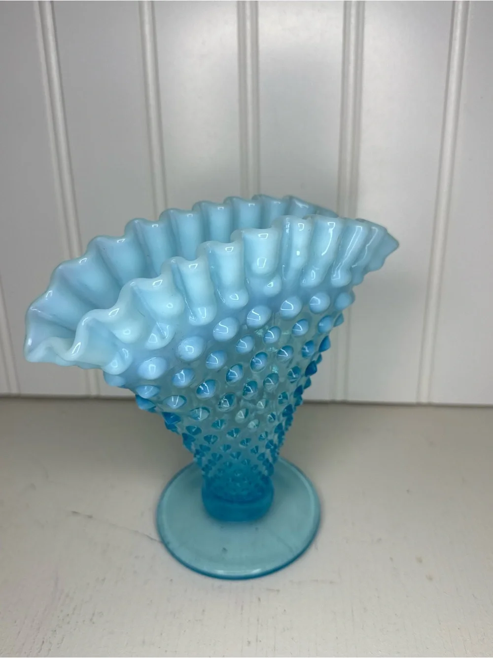 Vintage Fenton Blue Opalescent 6